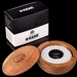 Shave Soap In Wooden Bowl